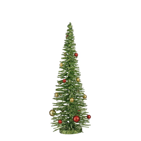 Decoratie boom h40d16cm groen