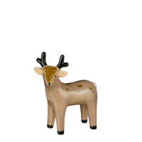 Decoratie hert l12b5h15 taupe