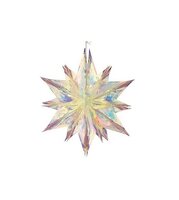 Decoratie ster l40b38h20 irisrnd