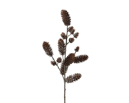 Dennenappel plastic l19b8h70cm brn