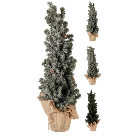 DENNENBOOM JUTE POT 80CM 3ASS