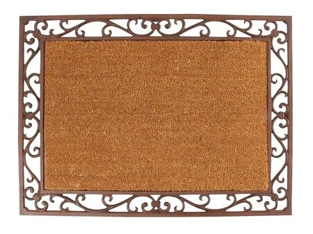 Deurmat gietijzer m/kokosmat l55b75