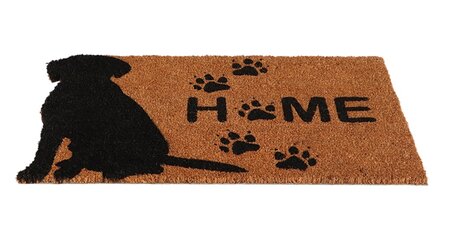 Deurmat kokos hond home l75b45cm