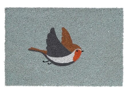 Deurmat kokos roodborst m 60x40 blw