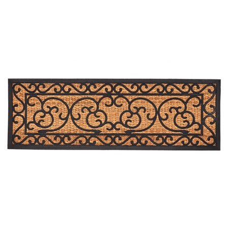 Deurmat rubber/kokos xl