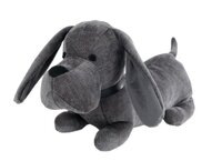 Deurstop stof l38b15h18cm grijs