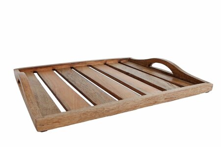 Dienblad 30x25x3cm naturel