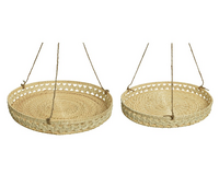 Dienblad rotan hang d25h5cm ntrl