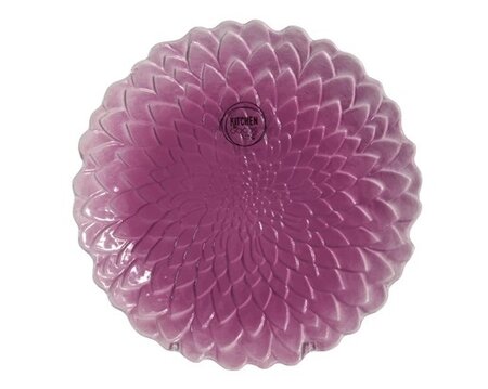 Dinerbord dolomiet d27h3cm lila