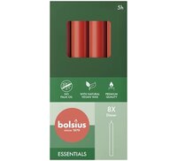 Dinerkaars d2h17cm 8st delicate red