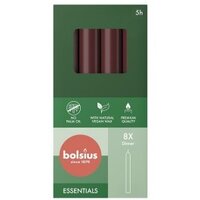 Dinerkaars d2h17cm 8st velvet red