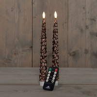 Dinerkaars kerstboom 27cm brons