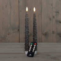 Dinerkaars kerstboom 27cm taupe