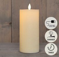 Dinerkaars oplaadbaar 18cm ivr 2st