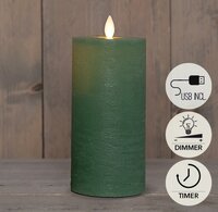 Dinerkaars oplaadbaar 18cm jade 2st