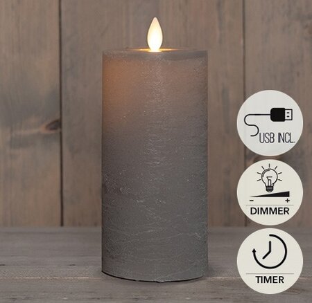 Dinerkaars oplaadbaar 18cm tpe 2st