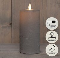 Dinerkaars oplaadbaar 18cm tpe 2st