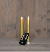 Dinerkaars oplaadbaar 23cm goud 2st