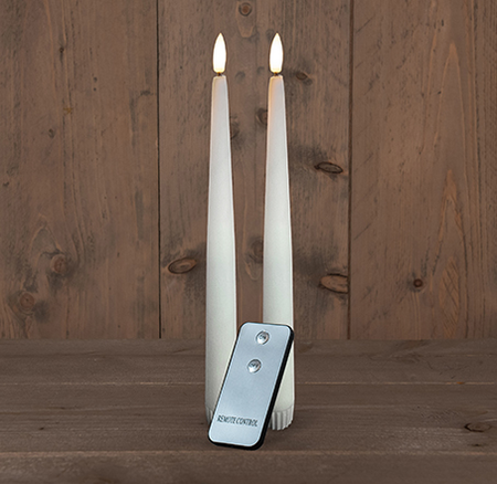 Dinerkaars xl 3d vlam s2 bo wit - afbeelding 1