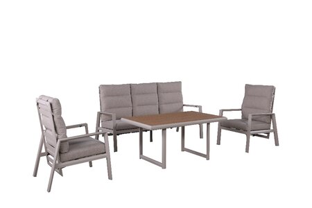 Donato loungeset (4) - semi verstelbaar