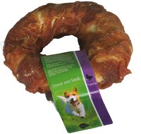Donut met eend 7cm met label