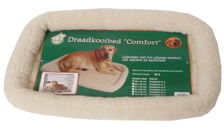 Draadkooibed comfort ivoor l48b25cm