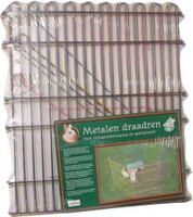 Draadren 6 delig in folie multicolo