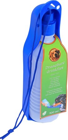 Draagbare drinkfles+koord 500 ml - afbeelding 1