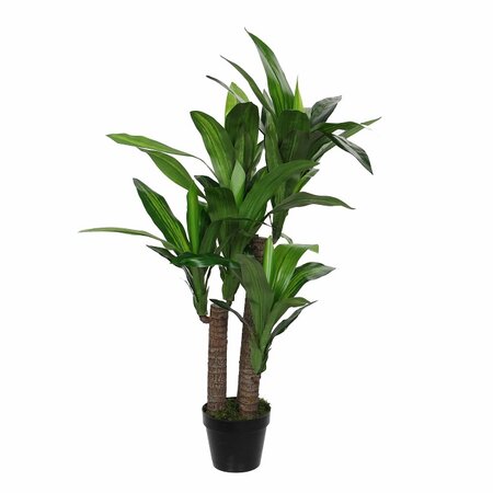 Dracaena in pot d60h110cm groen (Zijde-plant)