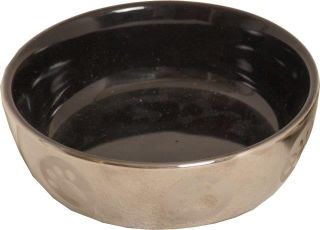 Drinkschotel royal zilver/zw 15cm