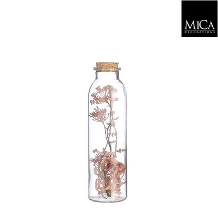 Droogbloem-look daucus l20cm rood (Zijde-bloem)