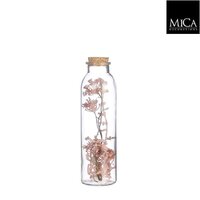 Droogbloem-look daucus l20cm rood (Zijde-bloem)