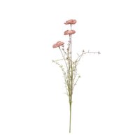 Droogbloem-look klaproos l54cm rood (Zijde-bloem)