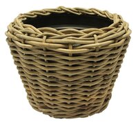 Drypot rotan rond d68h52cm grijs