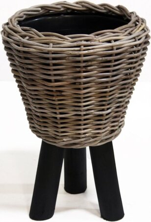 Drypot zwarte poten d33h45cm