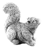 Eekhoorn ruw l12b5h17cm