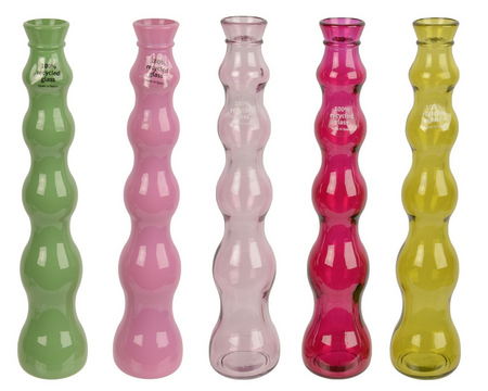 Een-bloemsvaas glas d7h32cm a5