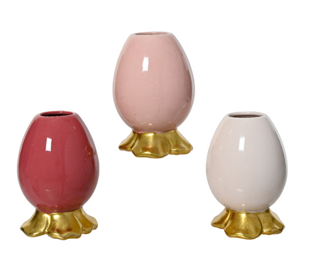 Een-bloemsvaas keramiek l6b6h9cm a3