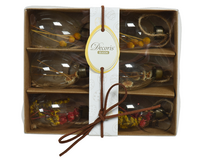 Ei glas l4b4h6cm naturel 6st