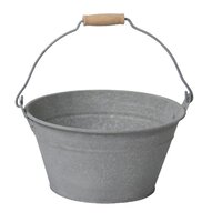 Emmer oud zink Dia27 H15 CM