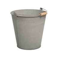 Emmer oud zink handvat Dia30 H29 CM