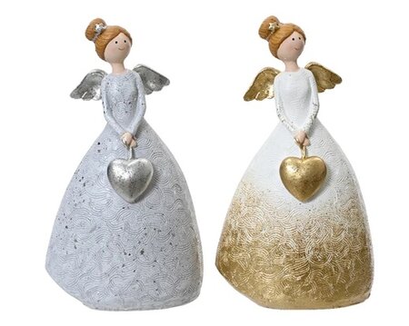 Engel polyresin l12.8b9h22.9cm a3