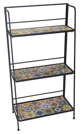 Etagere malaga l61b31h115 zwart