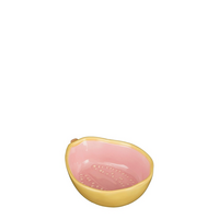 Exotica schaal l15,50b12h5cm roze