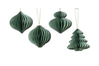 Figuur papier d8h8cm mint per stuk