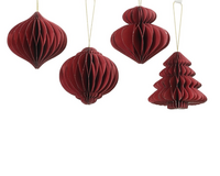 Figuur papier d8h8cm rood a4