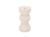FLORENCE WHITE CANDLE H BULB 11X11X21CM