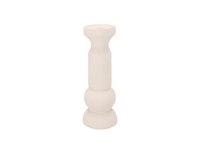 FLORENCE WHITE CANDLE HOLDER 11X11X29CM