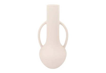 FLORENCE WHITE VASE EARS 28X27X62CM