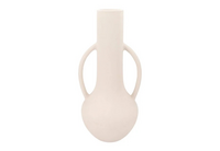FLORENCE WHITE VASE EARS 28X27X62CM